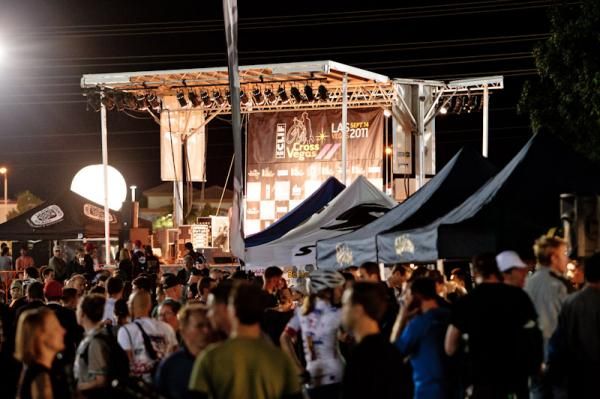 Big crowds came out for 'cross racing in Vegas.