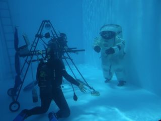 Moonwalk Underwater in the COMEX Pool