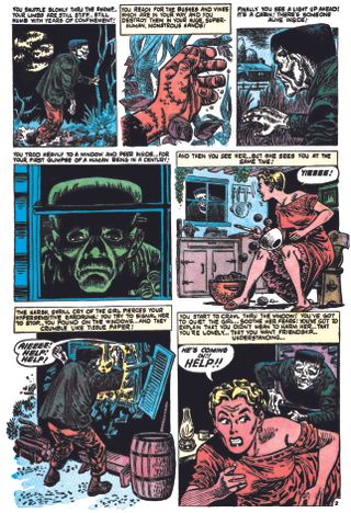 The Atlas Artist Edition Vol 1 Joe Maneely; a retro comic page