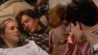 Molly Ringwald and Jon Cry in Pretty in Pink, Mary Stuart Masterson and Eric Stoltz in Some Kind of Wonderful
