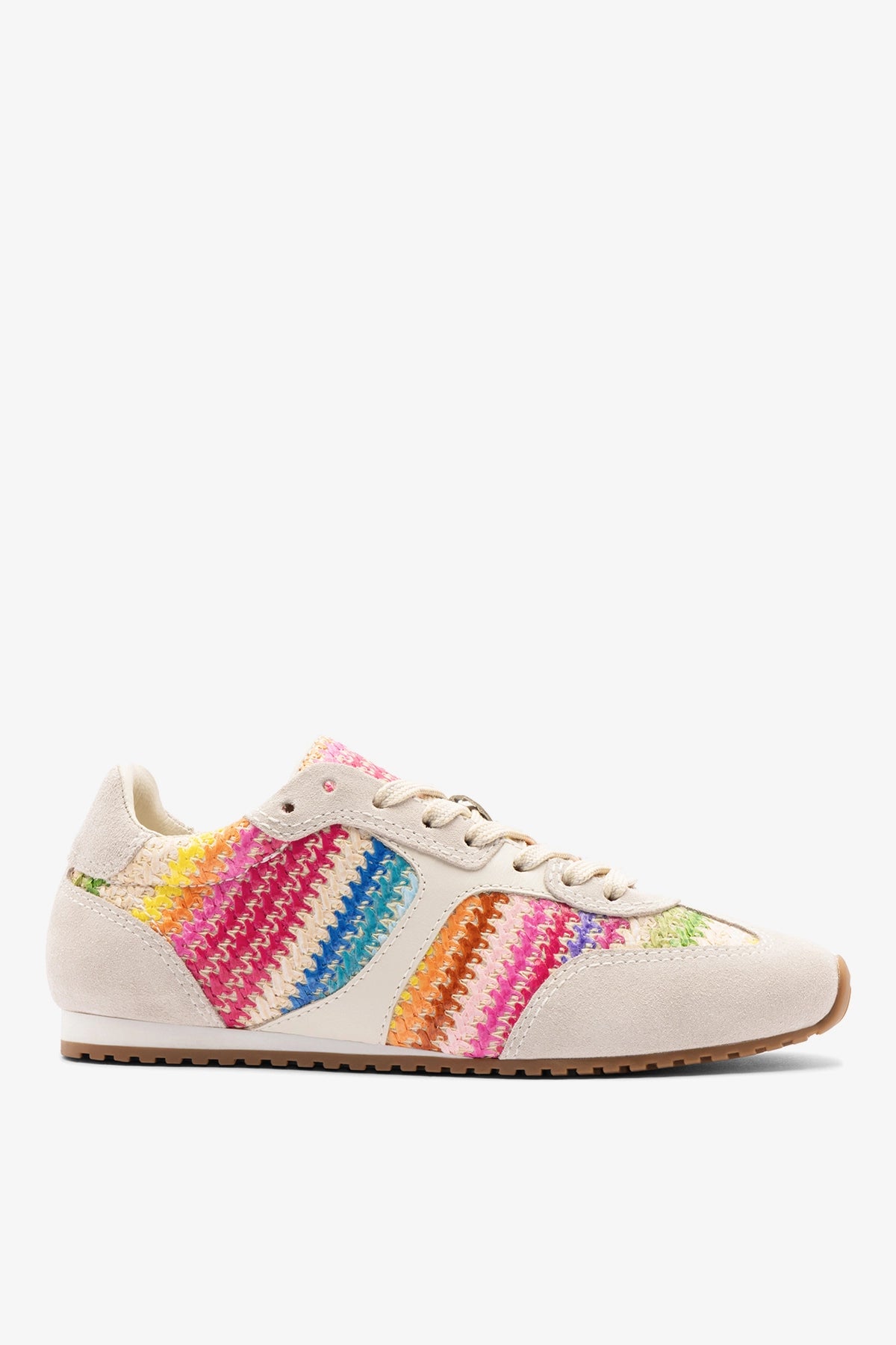 Stella Sneaker Rainbow Raffia