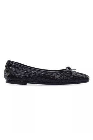 Bernardo Gwynn Woven Leather Ballet Flats