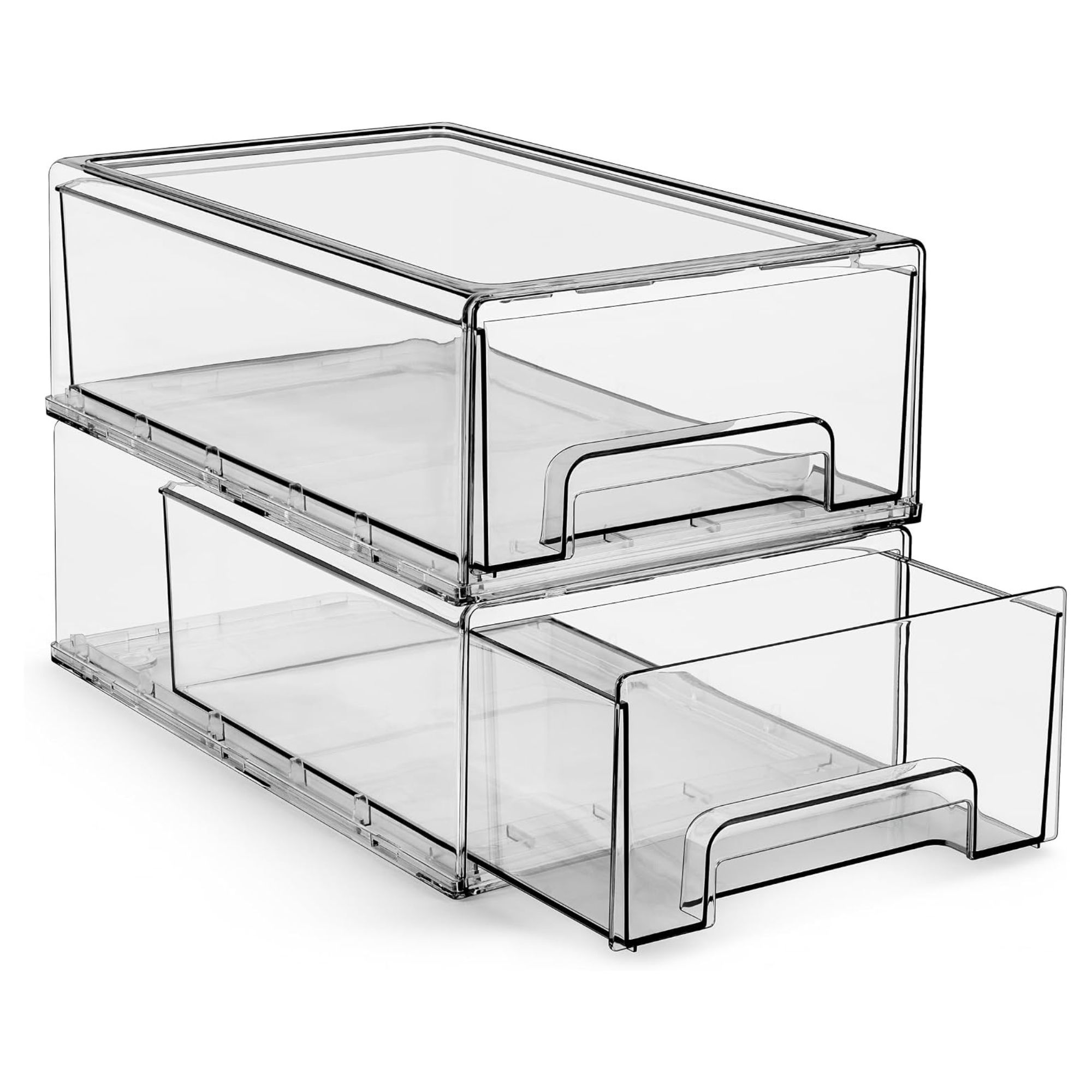 Plastic fridge storage bin