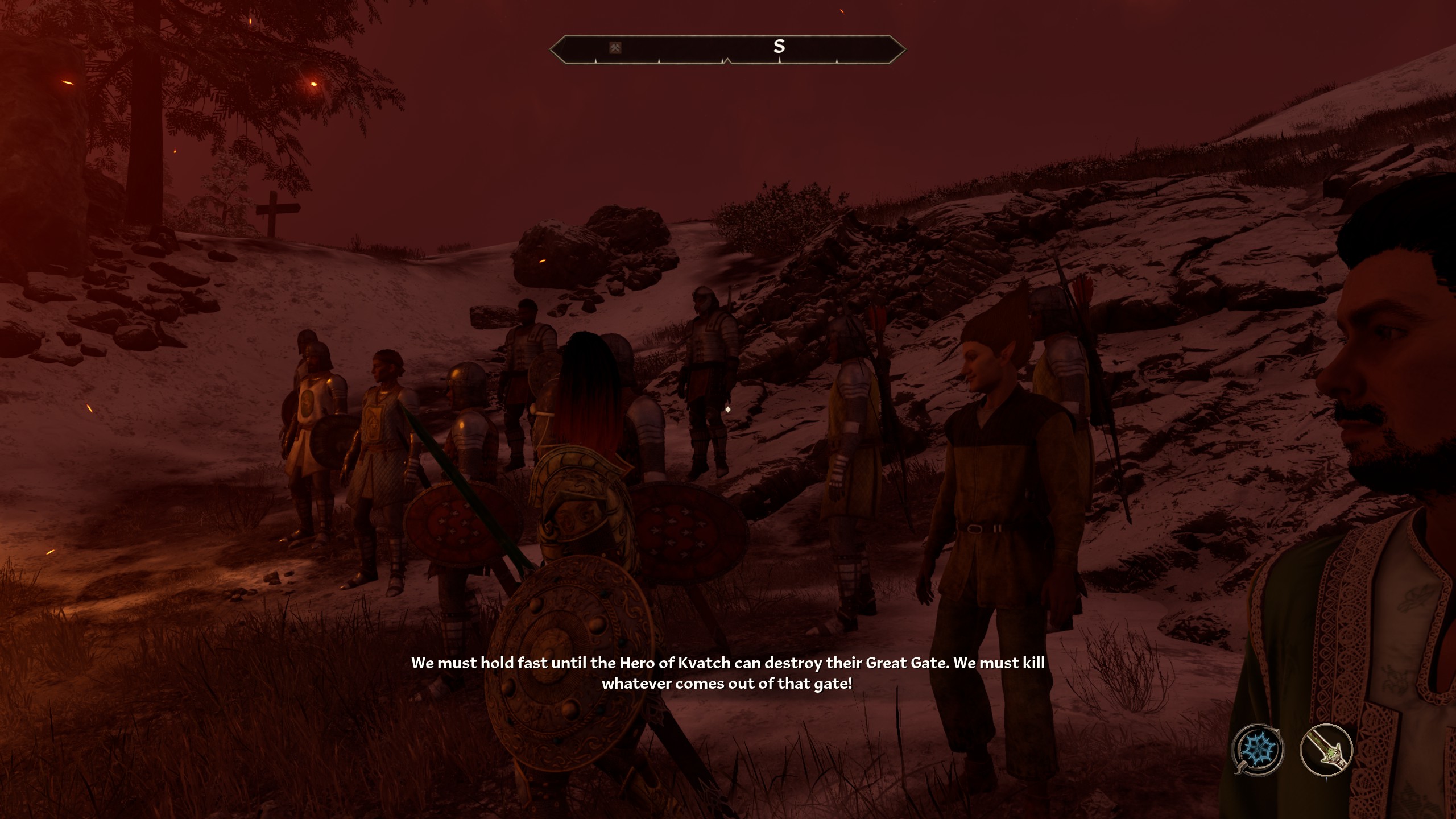 Allies gather to save Bruma from a daedric invasion in The Elder Scrolls 4: Oblivion Remastered