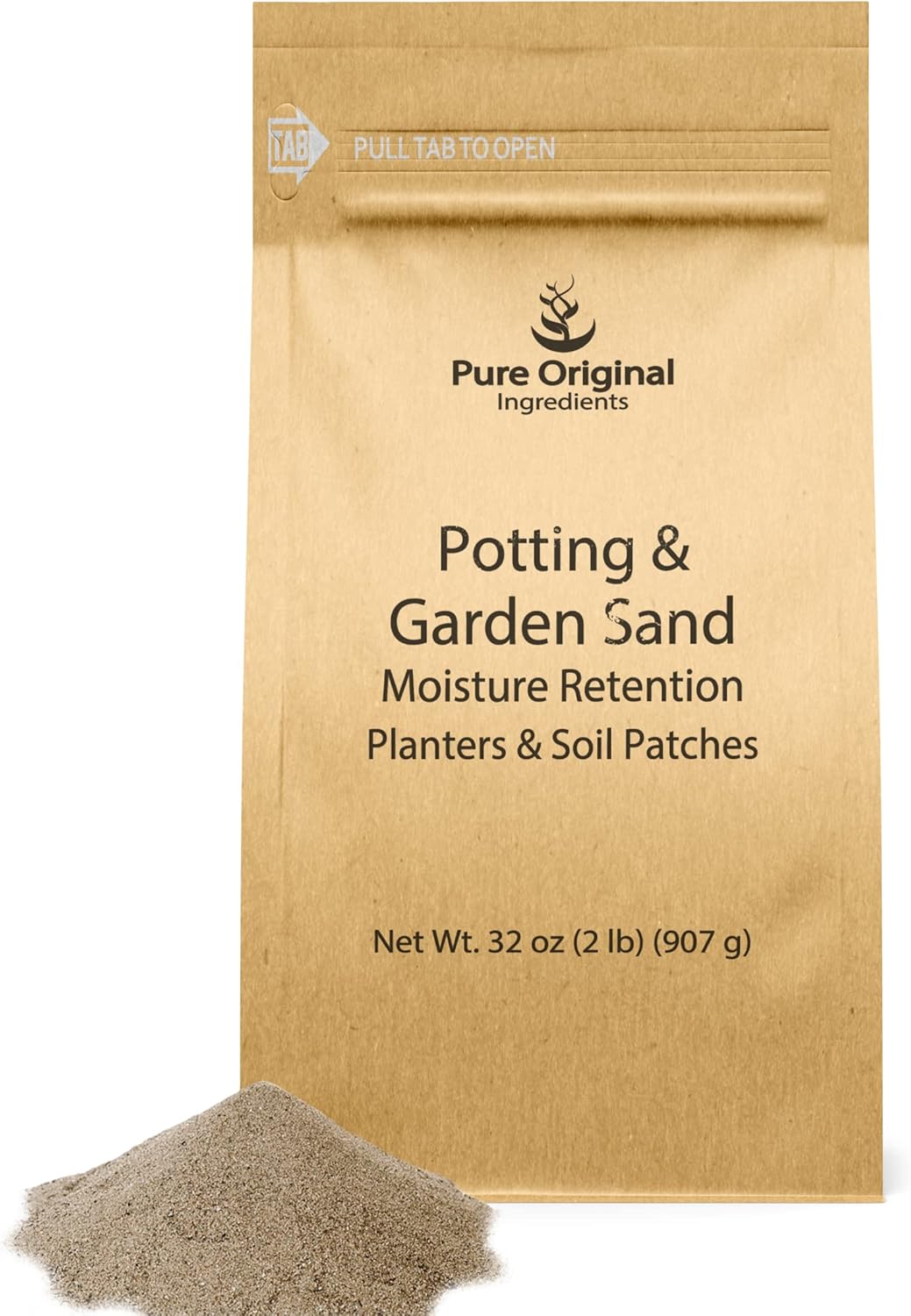 Pure Original Ingredients Potting &amp;amp; Garden Sand (2 Lb) Add to Planters &amp;amp; Soil Patches, Helps Retain Moisture