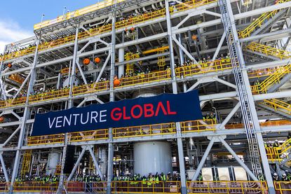Venture Global Plaquemines liquefied natural gas (LNG) export facility in Port Sulphur, Louisiana