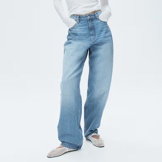 H&M Barrel High Jeans