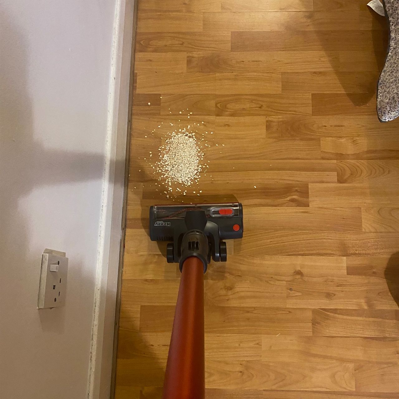 Image of oats test with Henry Quick