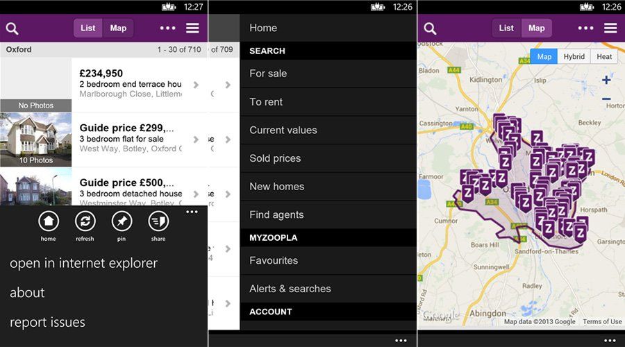 Find your dream home with Zoopla UK Property Search for Windows Phone