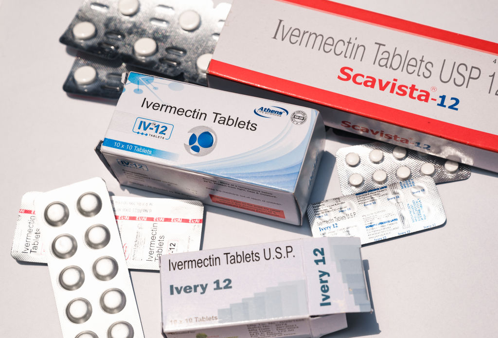 Image of ivermectin tablets. In the U.S., prescriptions for ivermectin have increased 24-fold in recent weeks, compared with pre-pandemic levels, according to the CDC.