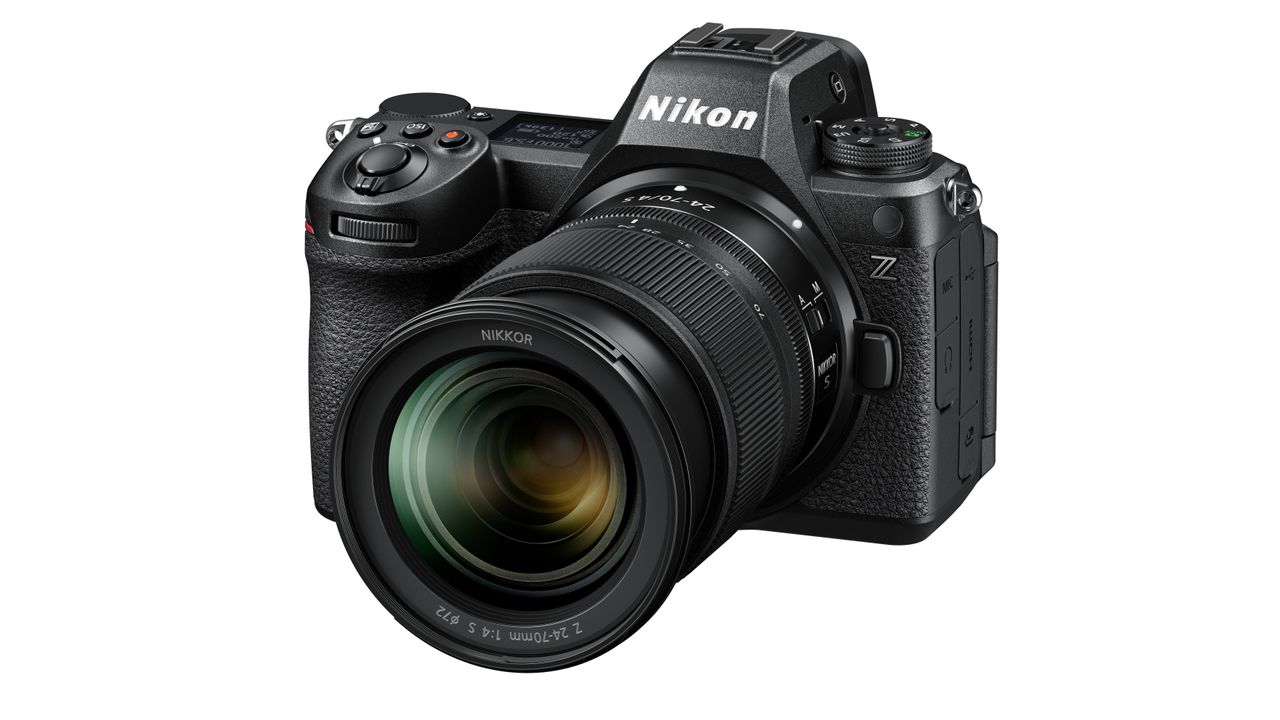 Nikon Z6 III camera product shot on a white background