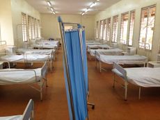 An isolation ward in Lagos, Nigeria, constructed to address the Ebola outbreak.