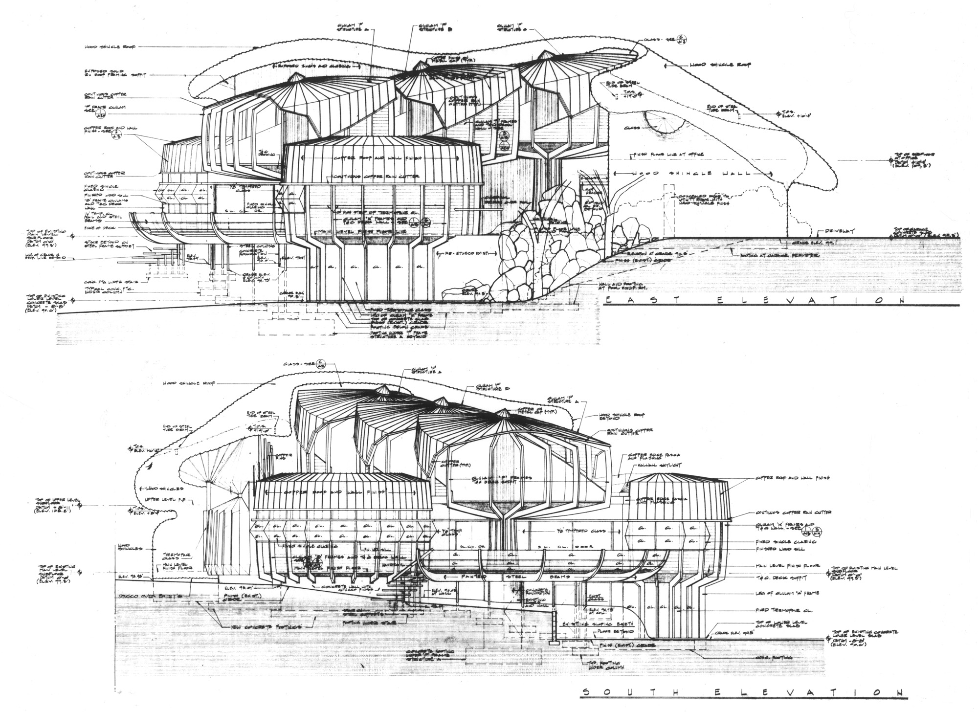 the flowing organic architecture work by Bart Prince