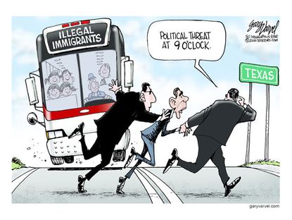 Political cartoon immigration policy
