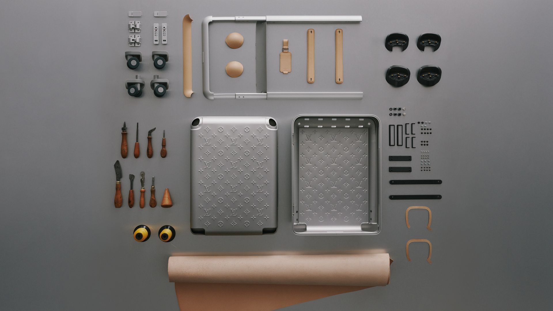 louis vuitton marc newson aluminium case