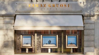 Exterior of Fawaz Gruosi London boutique