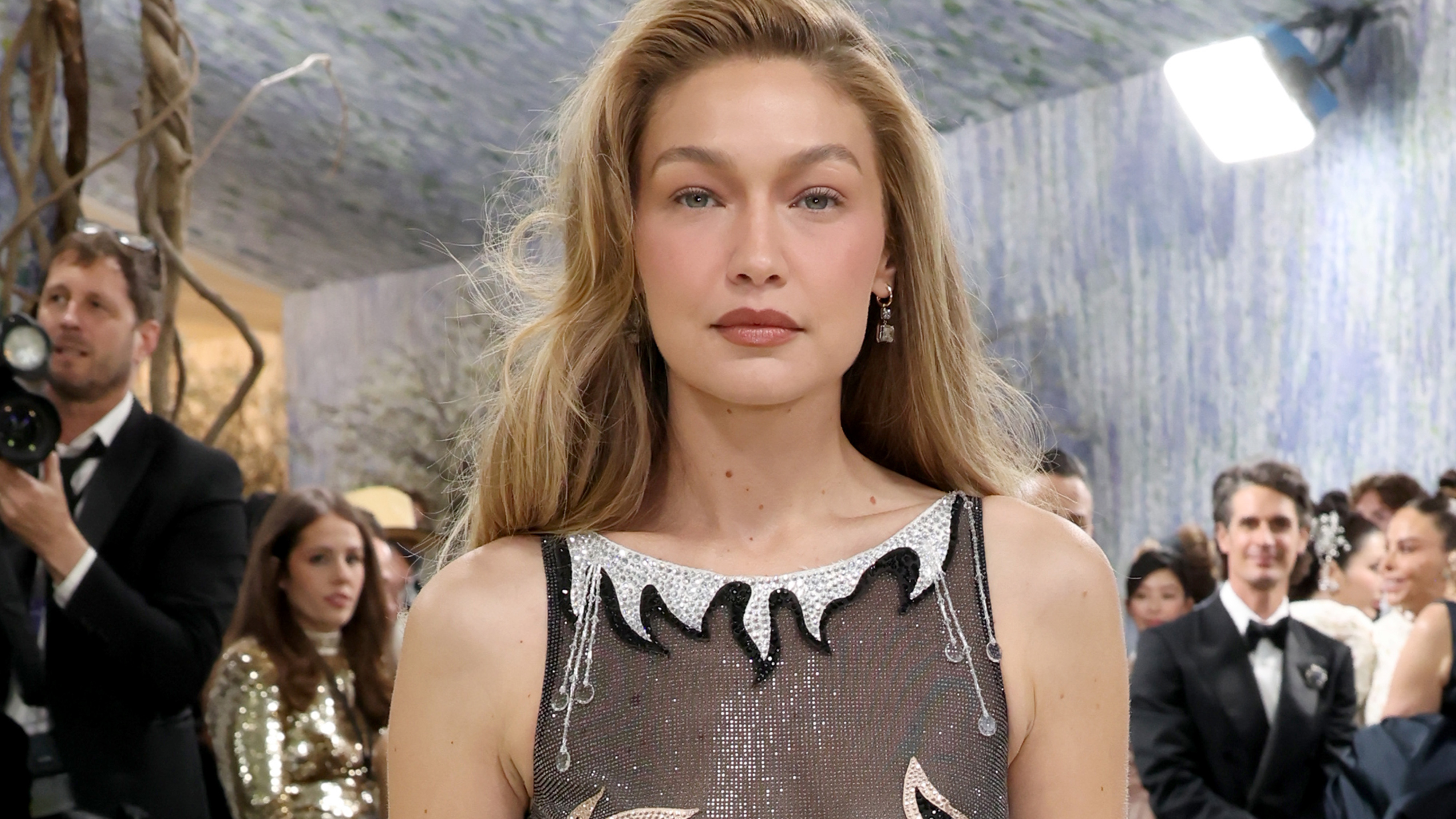 NEW YORK, NEW YORK - MAY 04: Gigi Hadid attends the 2026 Met Gala celebrating "Costume Art" at the Metropolitan Museum of Art on May 04, 2026 in New York City.