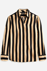 J.Crew Classic-Fit Cupro-Blend Shirt in Stripe | $148 120 at J.Crew