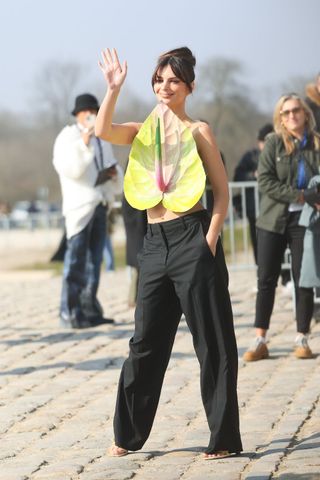 Paris Fashion Week front row celebrities: Emily Ratajkowski