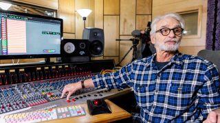 Jack Douglas in the studio, 2022
