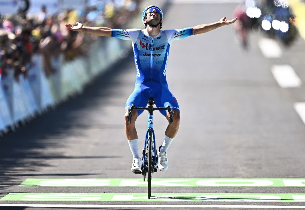 Stage 14 finish in Mende on the 2022 Tour de France