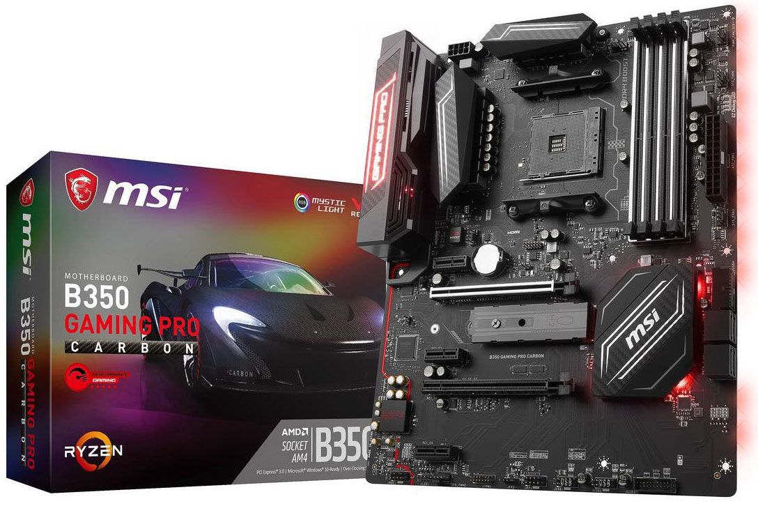 Get an MSI B350 Gaming Pro Carbon AM4 motherboard for $90 | PC Gamer