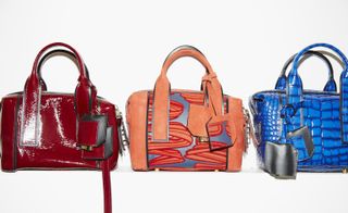 3 Bags in red orange and blue colour