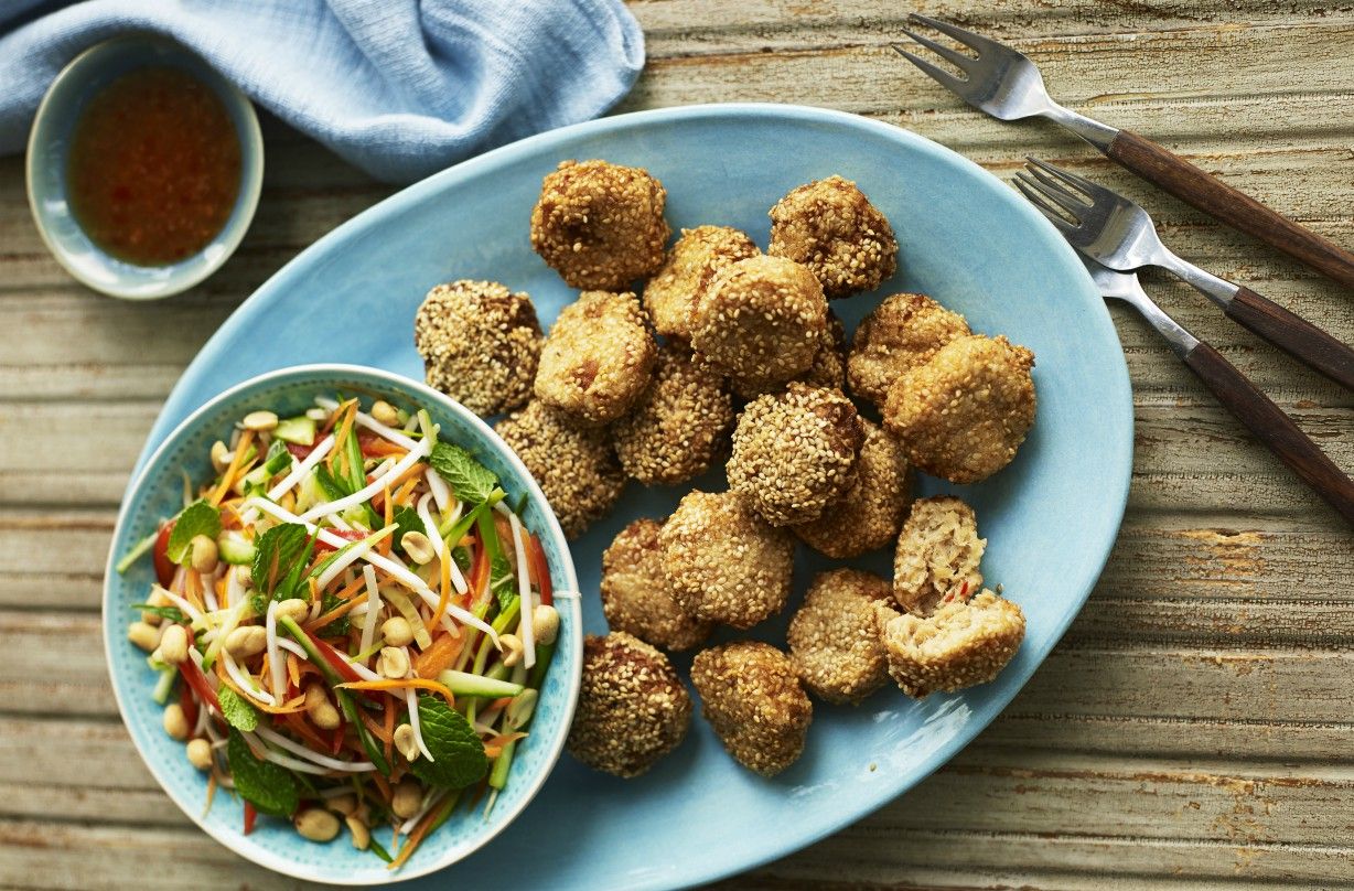 Sesame Thai fishcakes recipe