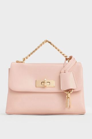 Charles & Keith Mini Kerry Chain-Handle Crossbody Bag