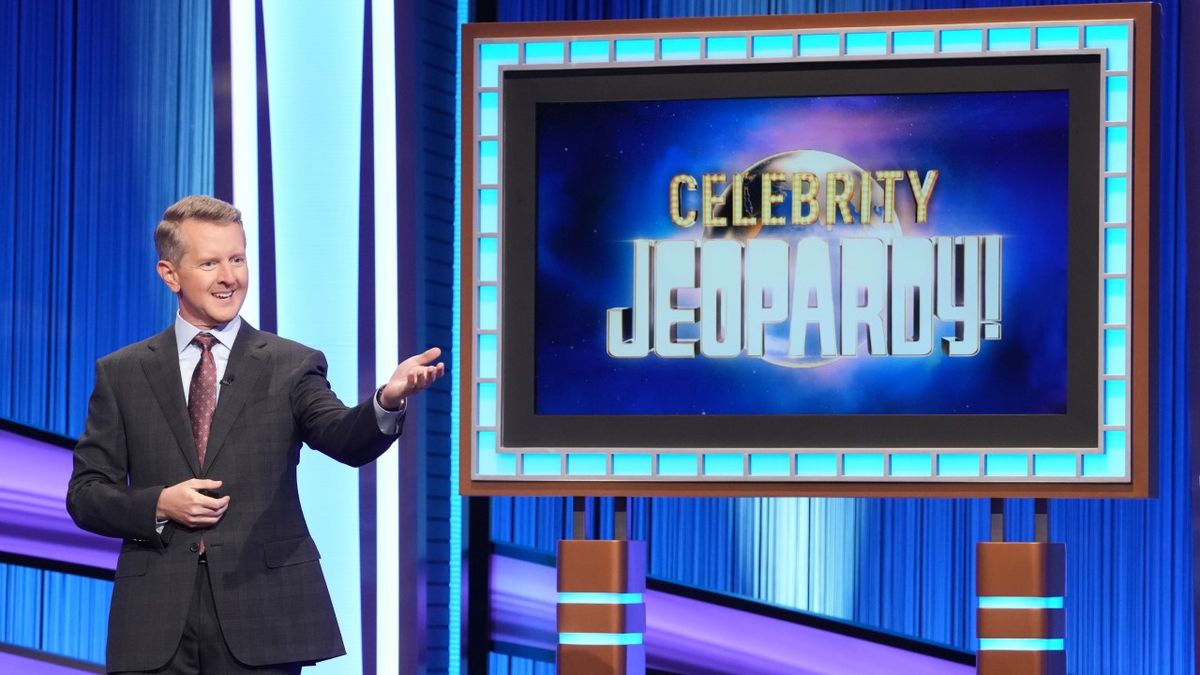 Ken Jennings hosts Celebrity Jeopardy!