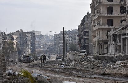 A view of Aleppo. 