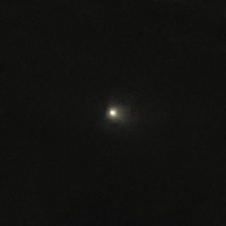 This image of the weird tailless Comet C/2014 S3 (Pan-STARRS) was made from observations by scientists using the European Southern Observatory's Very Large Telescope and the Canada-France Hawaii Telescope. It is the first rocky comet ever found, scientists say.