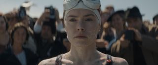 Daisy Ridley stars as trailblazing swimmer Trudy Ederle in Young Woman and the Sea