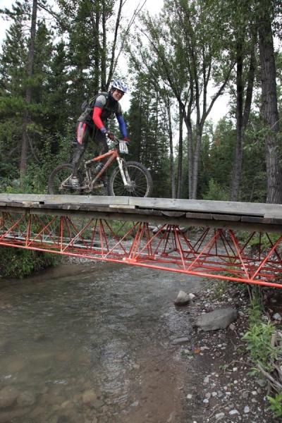 The weather was water under the bridge on stage 6 of the TransRockies