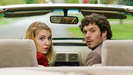 Sophie Nelisse and Adam Brody in The Kid Detective