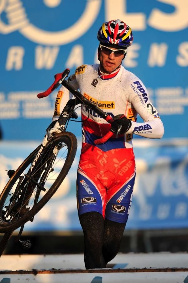 Zdenek Stybar (Telenet-Fidea Cycling Team) hops the barriers