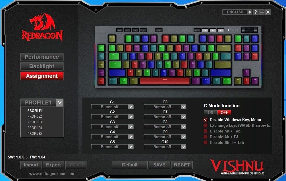 Redragon K596