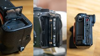 Set of images showing detail shots of the Sony A1