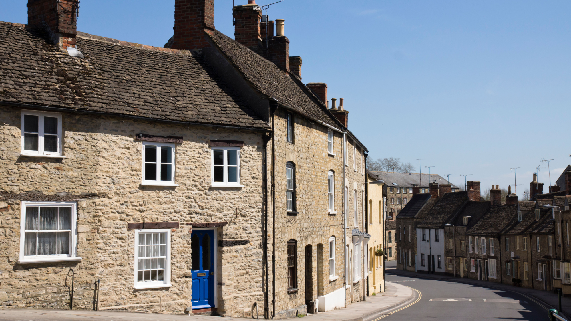 A row of houses in Malmesbury