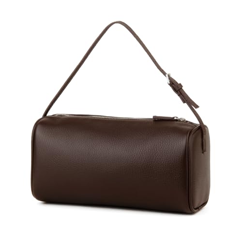Donnain Premium Full-Grained Leather Crossbody Purses for Women, Hobo Bags for Women Crossbody With Adjustable Strap (coffee, Small)