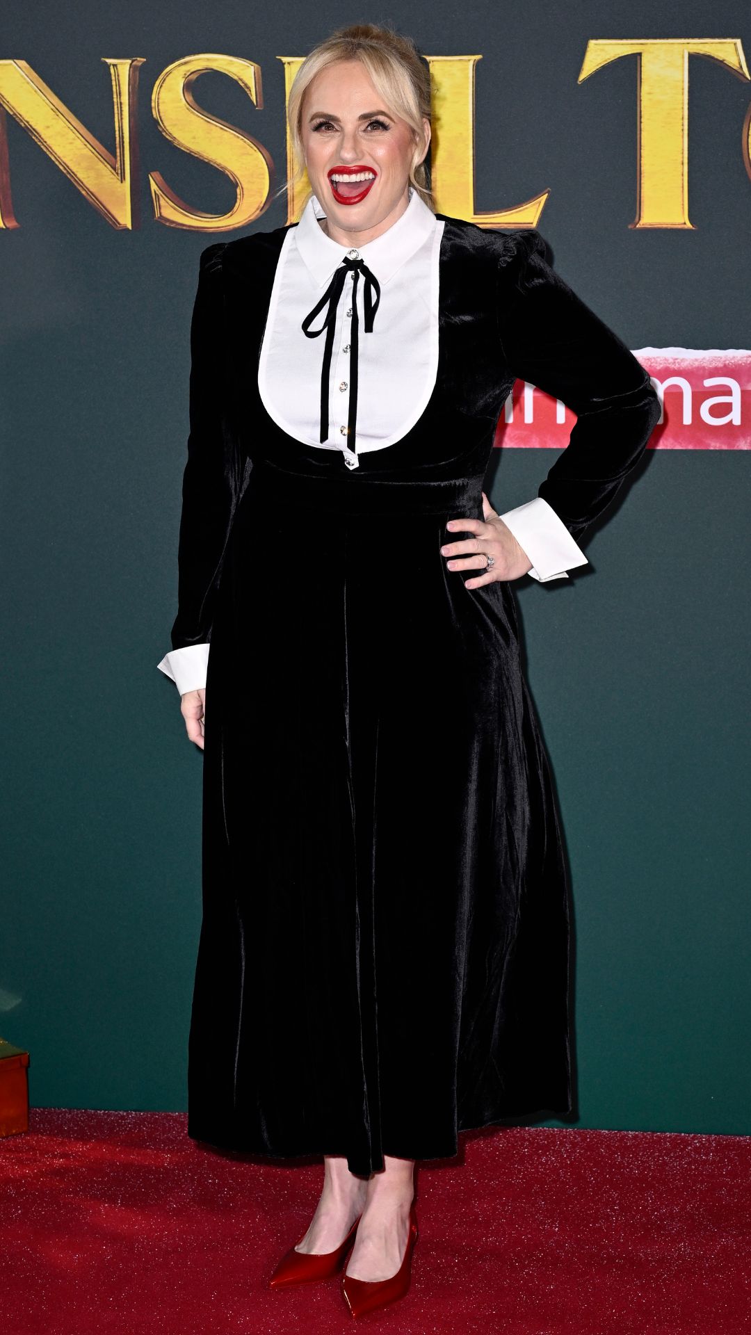 Rebel Wilson at premiere of Tinsel Town on November 27, 2025 in London, England