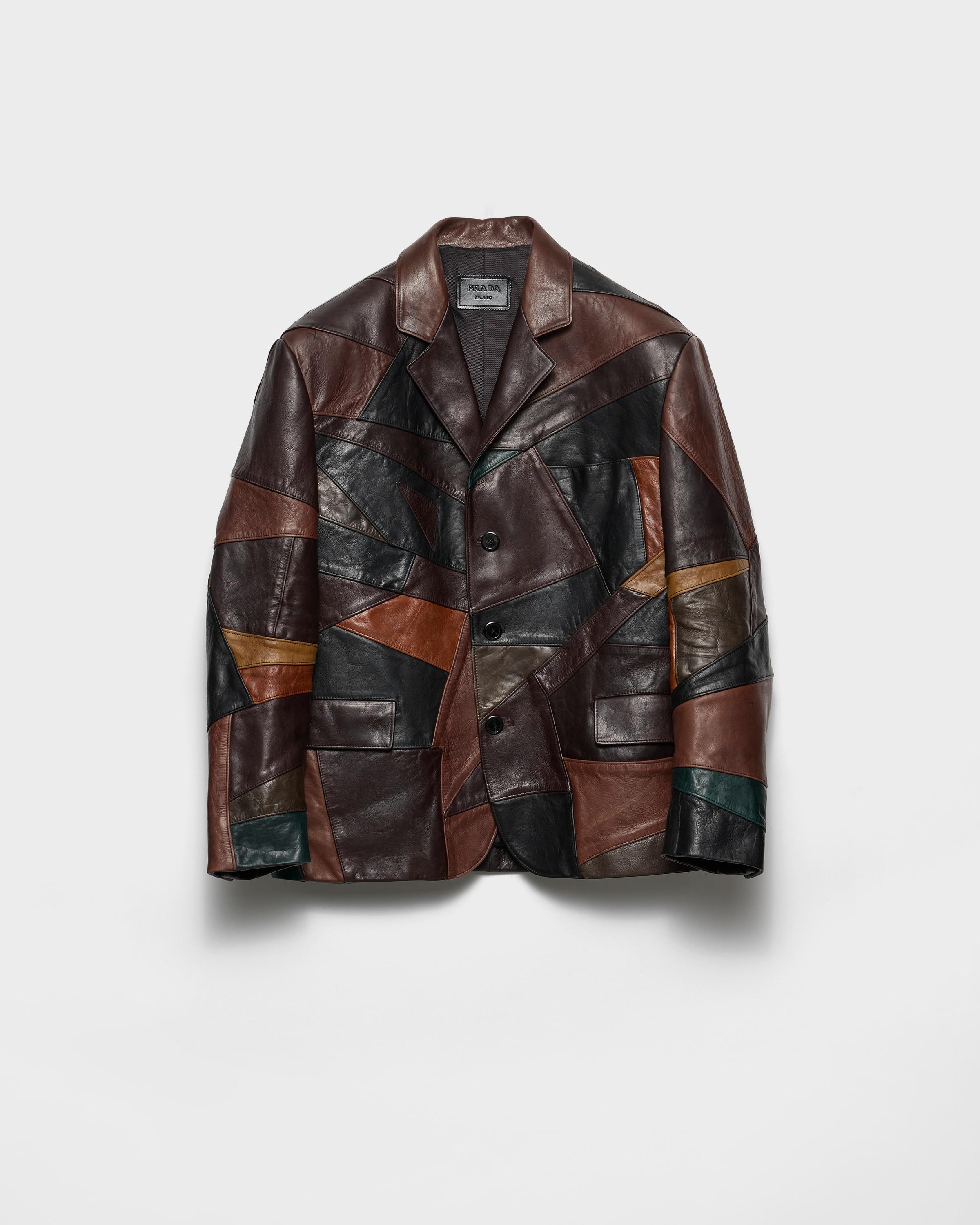 Patchwork Leather Jacket