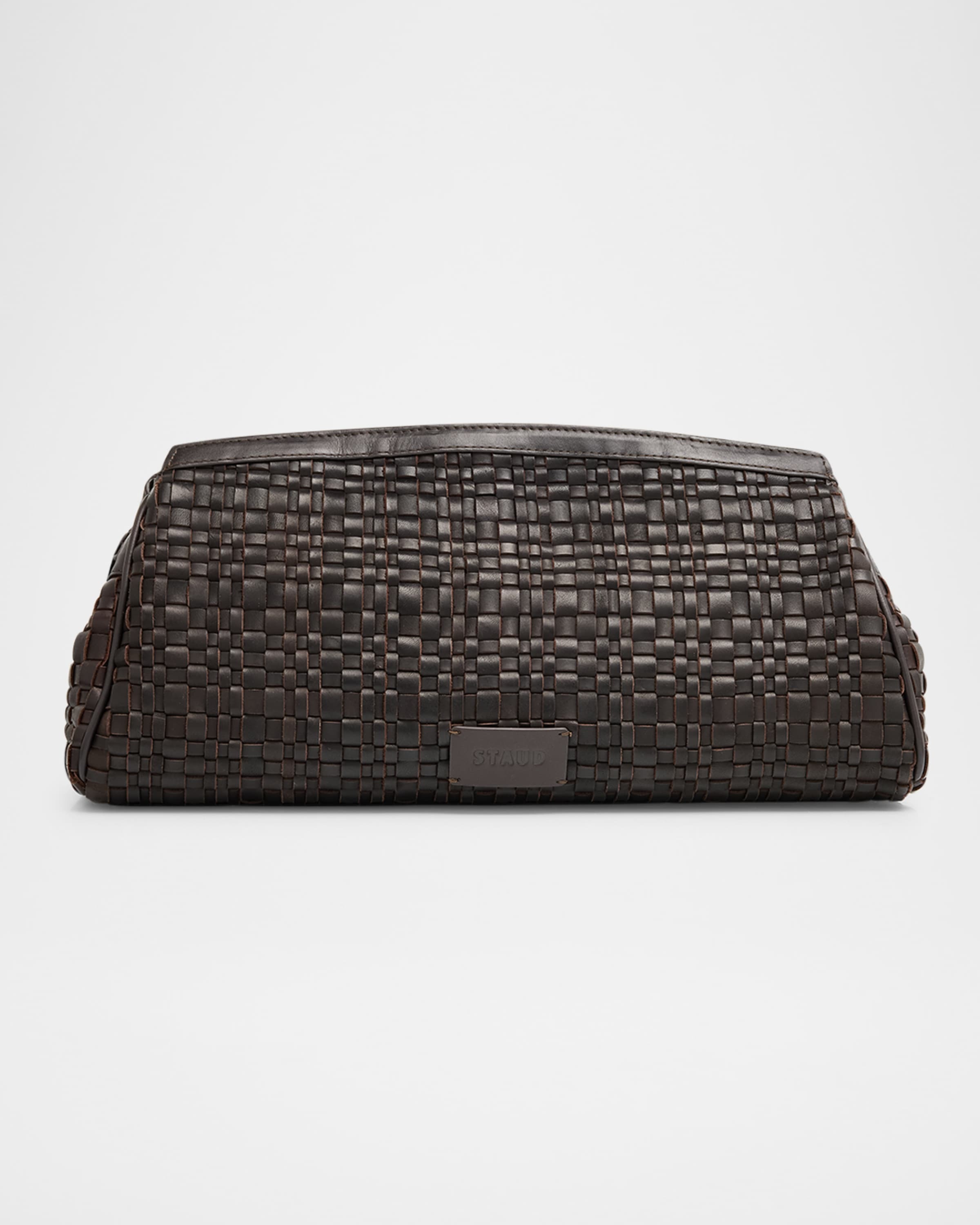 Deliberate L Woven Shoulder Bag
