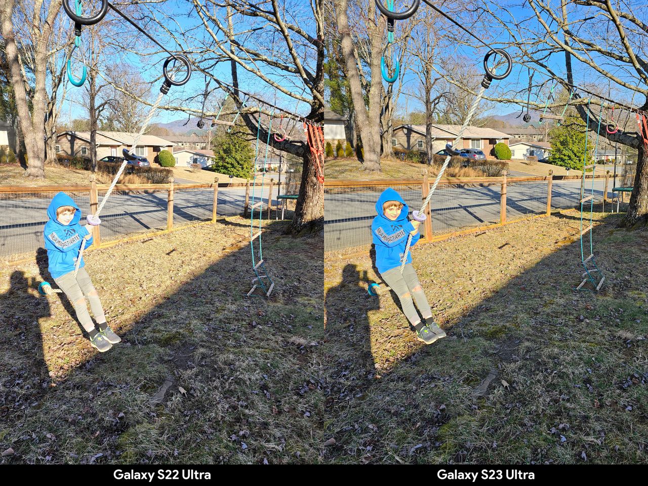 Comparing movement in photography between the Galaxy S22 Ultra and Galaxy S23 Ultra