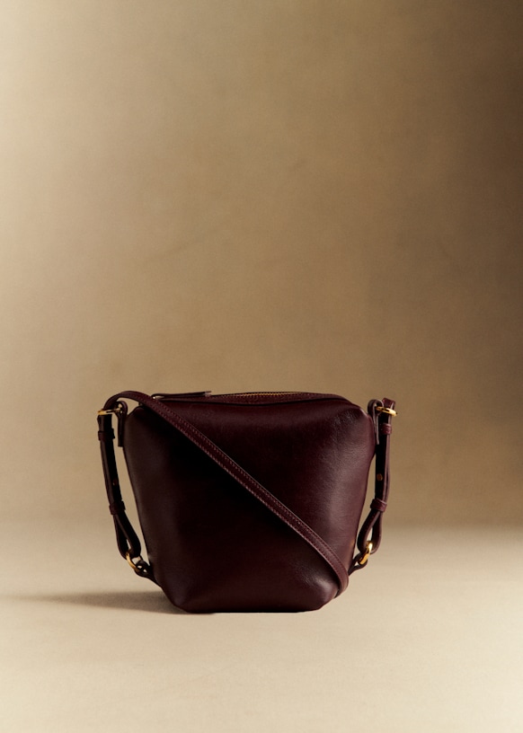 Lou Bag - Vintage Burgundy - Bovine Leather - S&amp;eacute;zane
