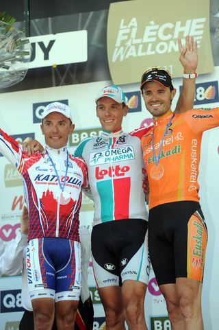 Philippe Gilbert wins Fleche Wallonne 2011