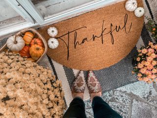 Thanksgiving door mat