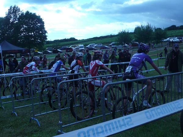The women, lined up and ready for a heat of the eliminator