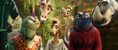 Modo, Lenny, Will, Olivia, Jett and Archie in GOAT