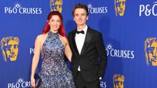 Dianne Buswell and Joe Sugg attend the 2025 BAFTA Television Awards With P&O Cruises at The Royal Festival Hall on May 11, 2025 in London